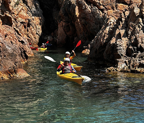 Caiac a Tamariu (Costa Brava) amb guia